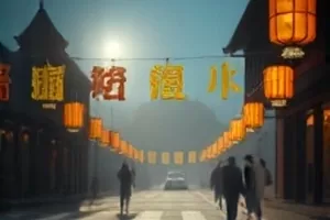 《工牌落在更衣室》画面:更衣柜门开着一半与落下的工牌