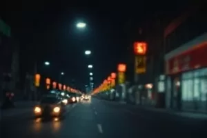 《周末不回家》画面:空荡的客厅与亮着的玄关灯